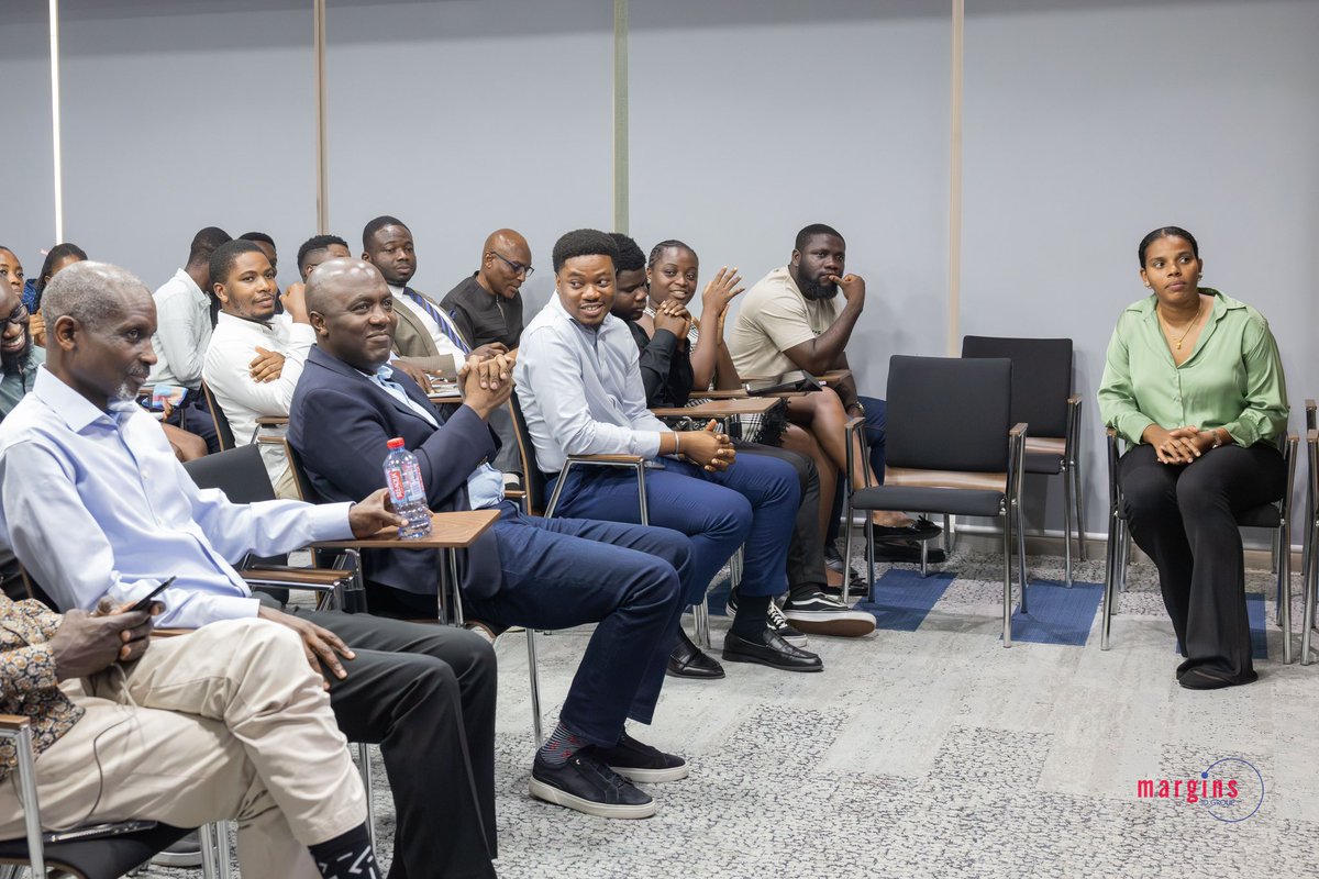MarginsGroup's tweet photo. At Margins ID Group, we believe high performance starts with healthy people.

At our first Mental Health &amp; Wellness Session, Dr. Daniella Heward-Mills reminded us:
“Just because something is normal and you do it every day does not mean it is healthy or good.” https://t.co/RPb48nJ9id