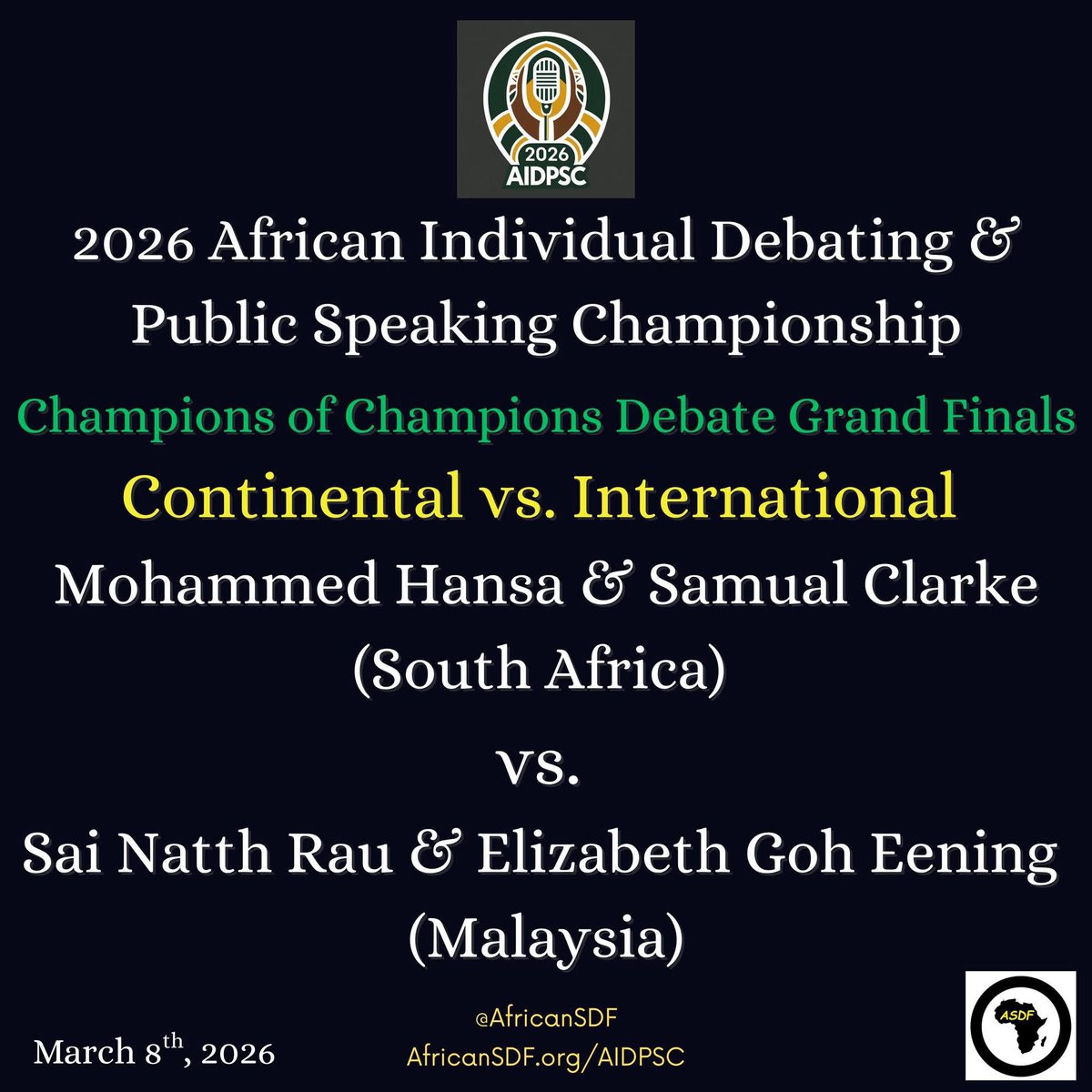 African Schools Debate Foundation tweet media