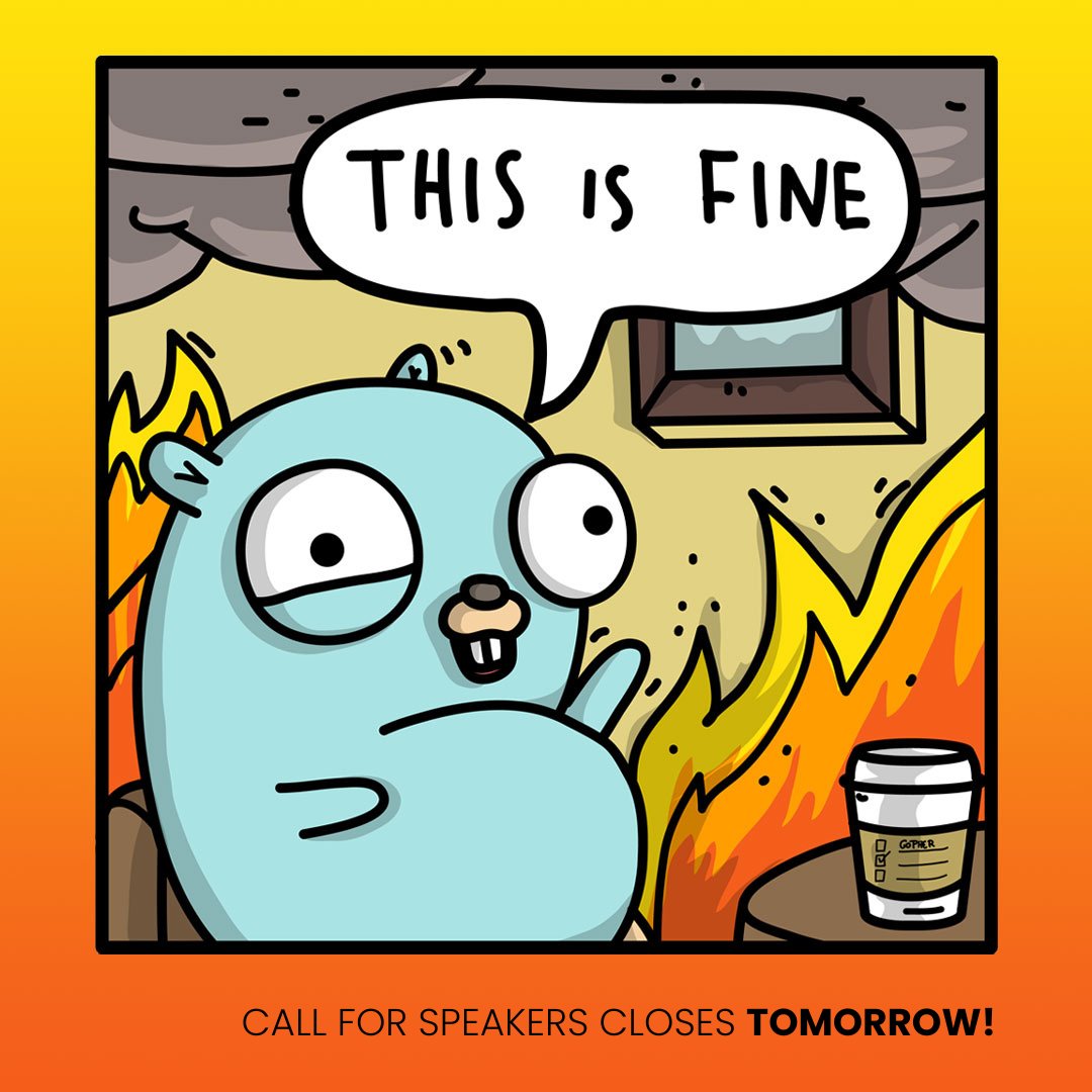 GopherCon tweet media