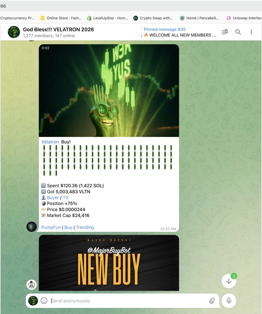 We have claimed $120 in rewards, and instead of withdrawing, we have reinvested it directly back into Velatron. These tokens will be locked on Streamflow as part of our continued commitment to long-term growth and transparency.

Every step, no matter the size, strengthens the
