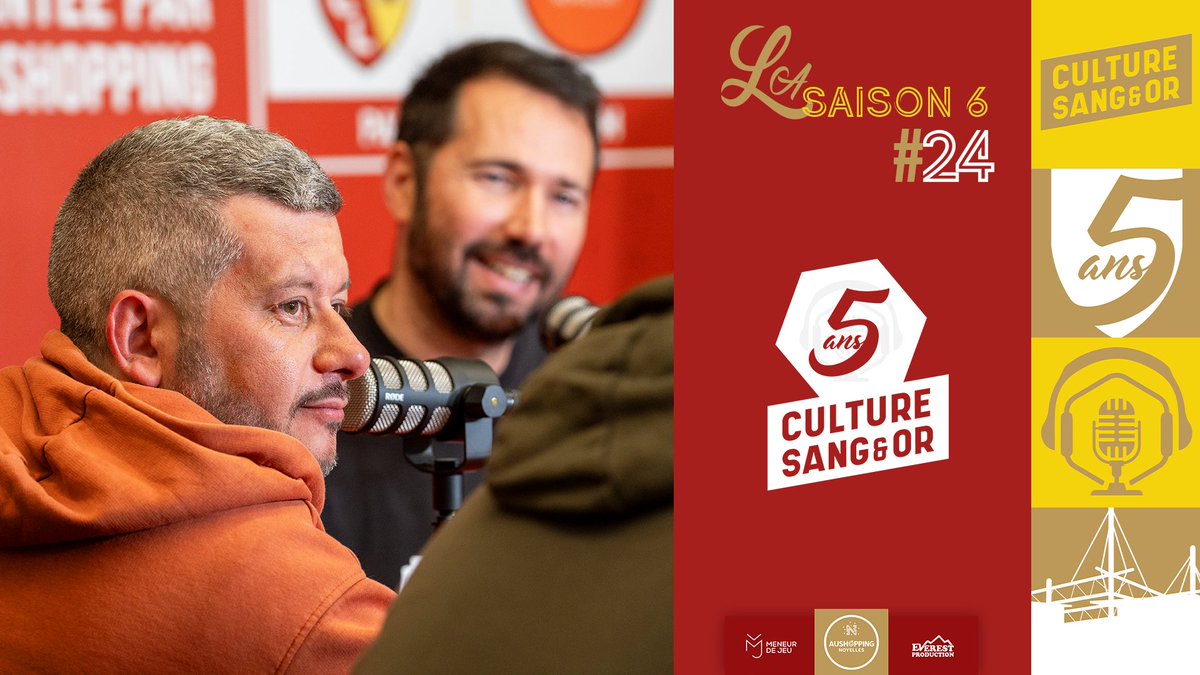 [Émission |🎙]

✅🎧 Le podcast de l’émission N°2️⃣4️⃣ est en ligne !

▪️Via les plateformes : smartlink.ausha.co/culturesangetor

▪️Et également en vidéo sur notre chaîne YouTube : youtube.com/live/t5eayKa-O…

#CSO #RCLens 🔴🟡