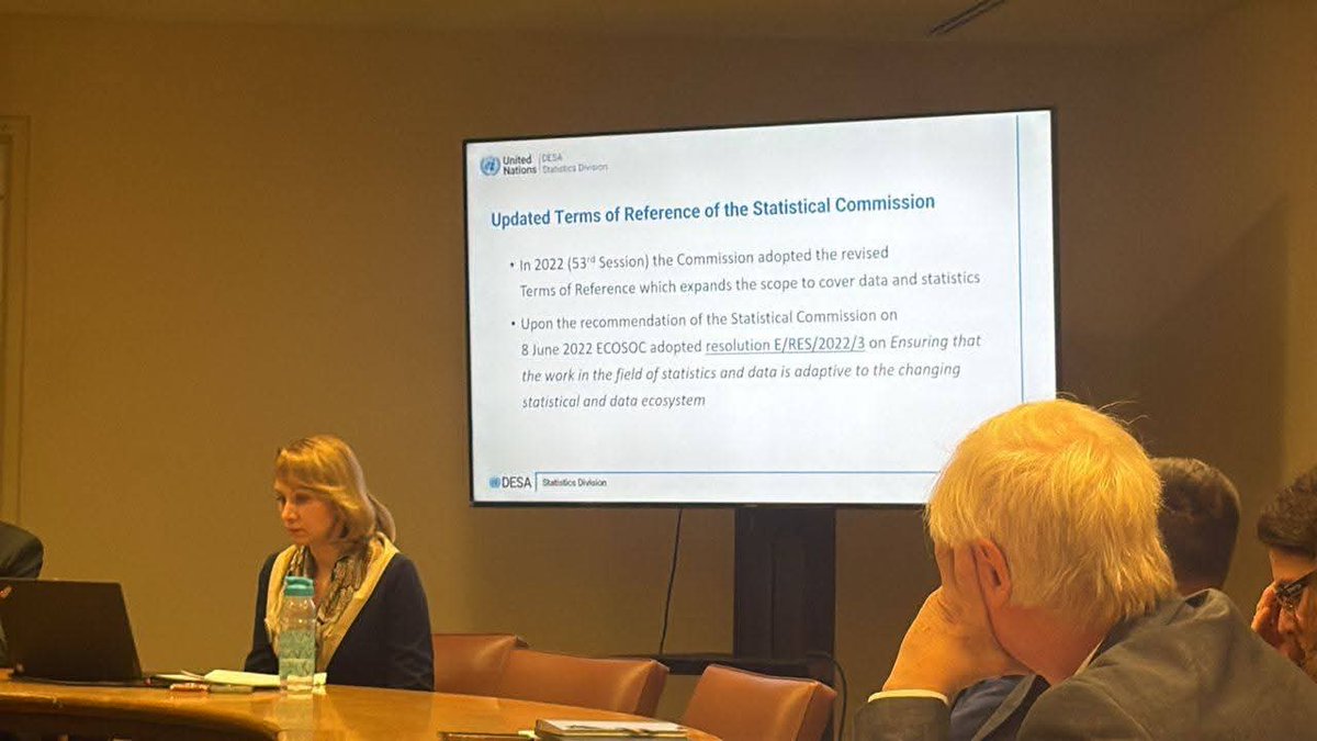 Dr_Uzir's tweet image. Alhamdulillah, I continued today’s schedule by joining the Orientation Session for UN75SC on the Statistical Commission held at Conference Room D.  

#UN57SC
#KPDOSM
#StatistikNadiKehidupan
#StatistikSegalanyaPasti
#DOSM