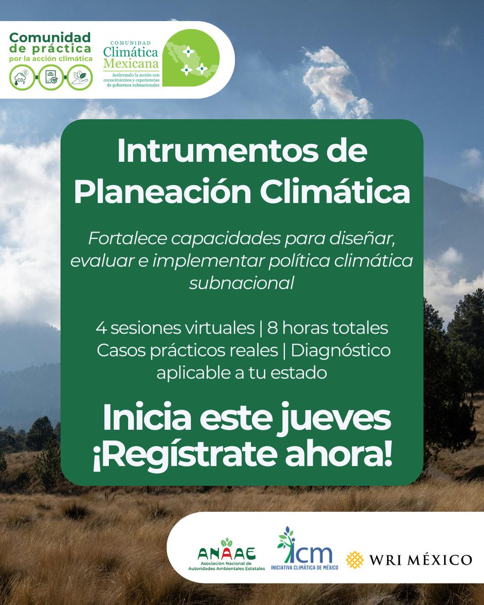 Comunidad Climática Mexicana tweet media