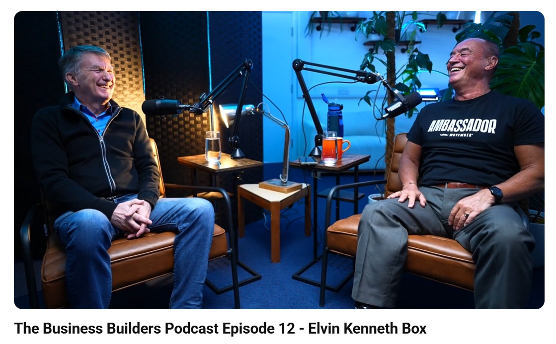 ElvinBox's tweet image. Superb production work from @BamseyDigital An utter privilege to record this Podcast with MD of Icona Business Coaching, Ray Murphy. I was very much my authentic self &amp;amp; an unconventional podcast was recorded youtu.be/f2BRKjK5bA8?si… #construction #Movember #prostatecancer
