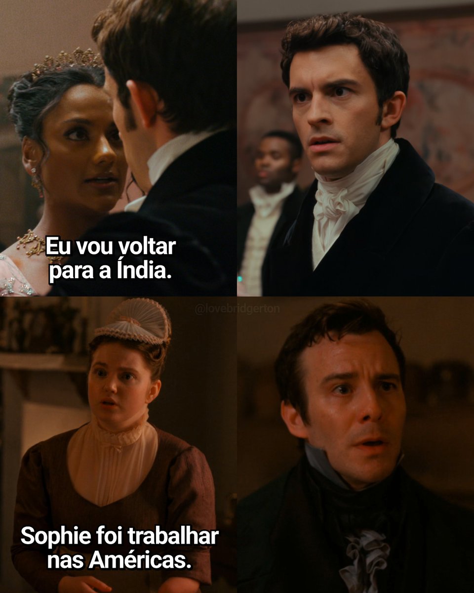 Índia          Américas
            🤝🏾
traumatizar um Bridgerton