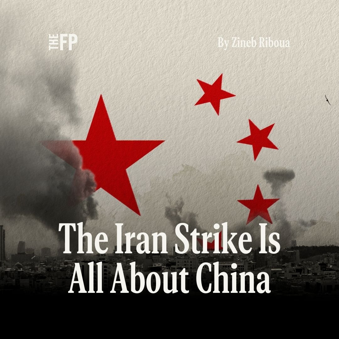 TheFP's tweet photo. Why Operation Epic Fury is the opening act of the Indo-Pacific century.