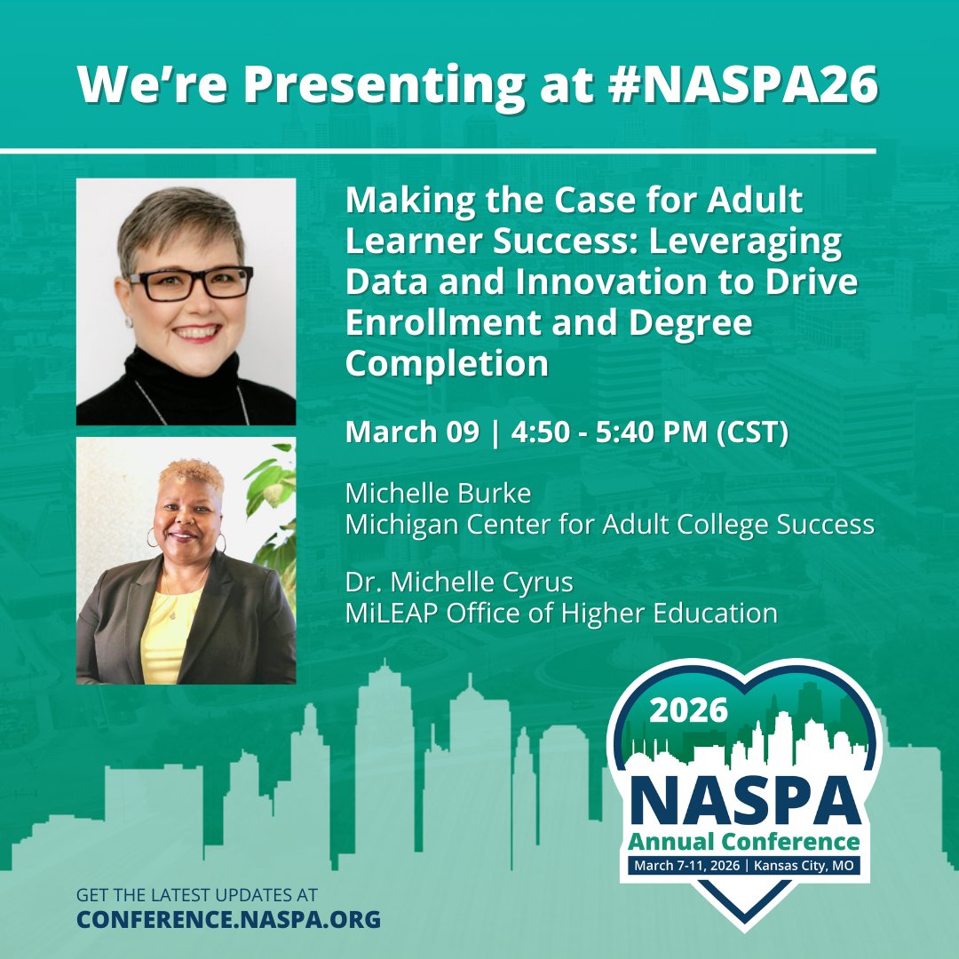 Michigan Center for Adult College Success tweet media