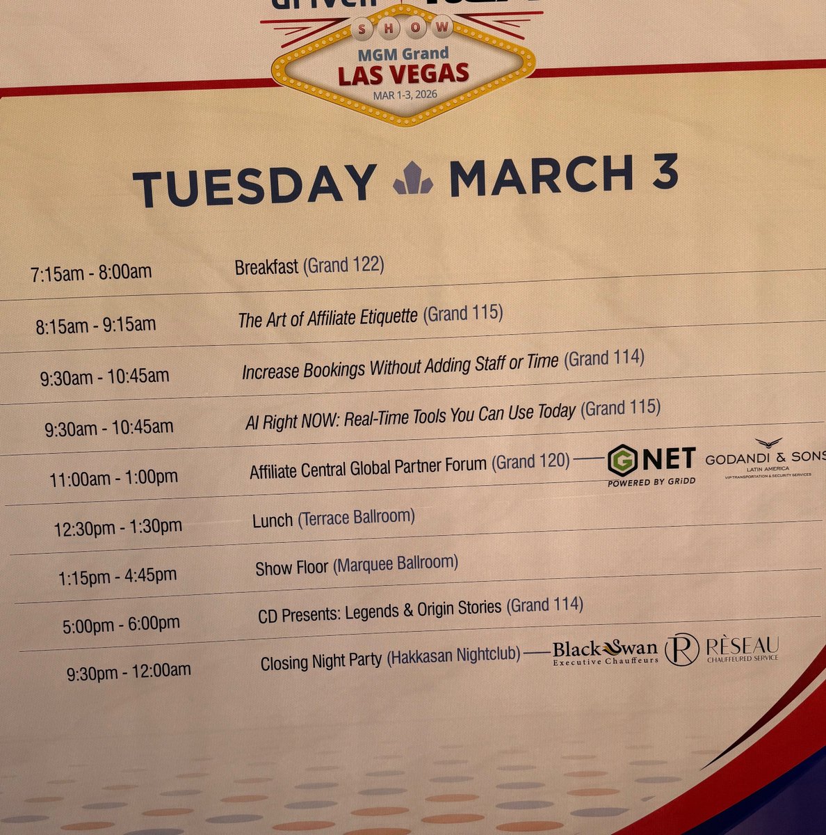 Day 3 at CD/NLA let’s make the last day the best day!

We can’t wait for the show floor to open from 1:15 PM – 4:45 PM — stop by the PAX Training booth to chat, see a quick demo, and even share your testimonial with us!

#CDNLA #PAXTraining #GroundTransportation