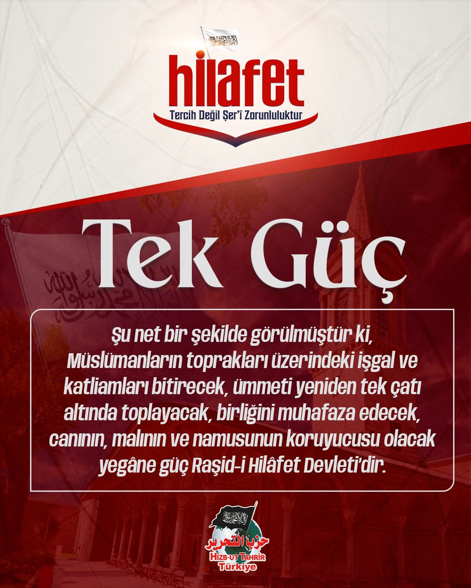 islam49709393's tweet photo. #TekÇözümHilafet https://t.co/fCC6OICCnd