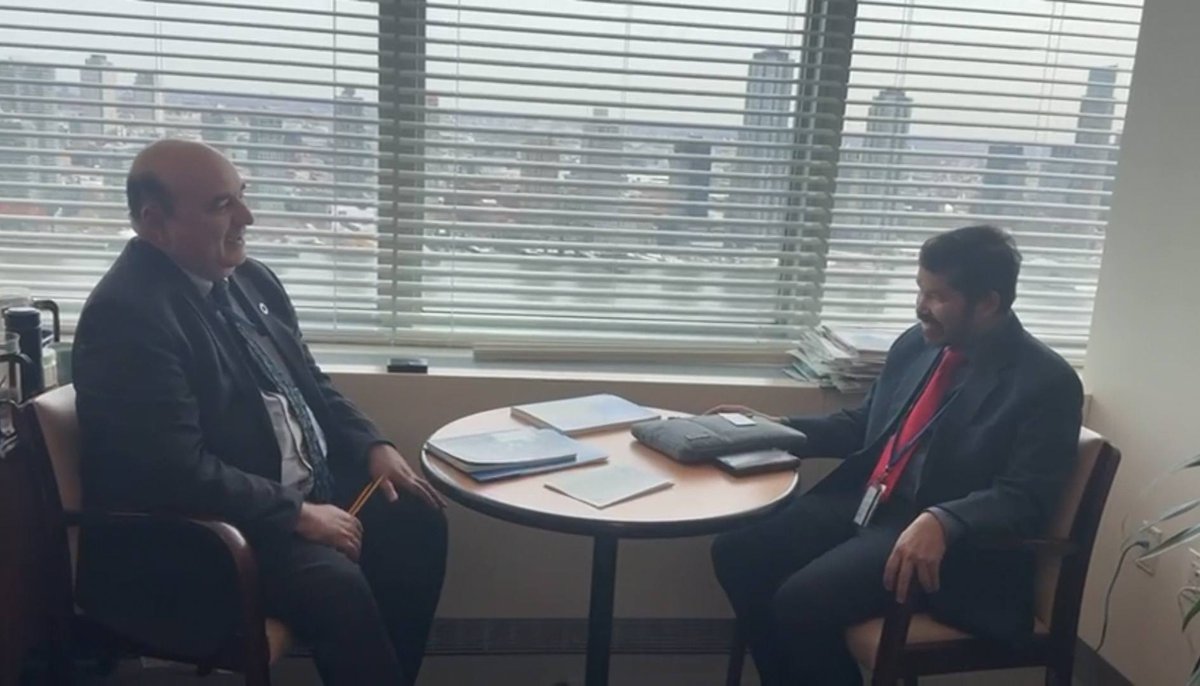 Dr_Uzir's tweet image. Alhamdulillah, courtesy call with Mr. Shantanu Mukherjee, Acting Director of the UNSD at the UN Secretariat Building in New York. @StatsMalaysia  looks forward to strengthening this partnership through closer collaboration.

#UN57SC
#KPDOSM
#StatistikNadiKehidupan