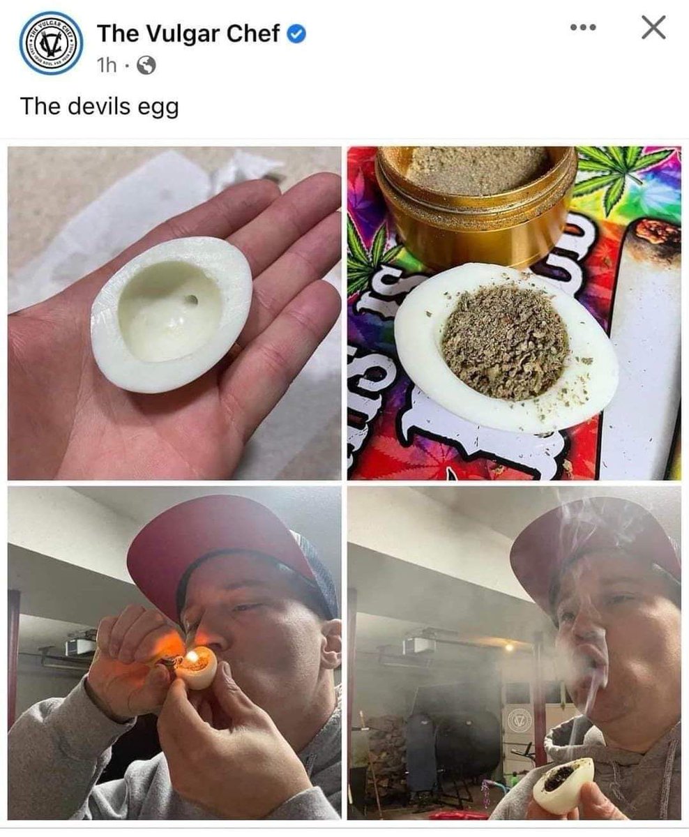 <a href="/FoodPleaser/">Food Pleaser</a> When prepared with the Devil's Lettuce, yes 🥚🌱
