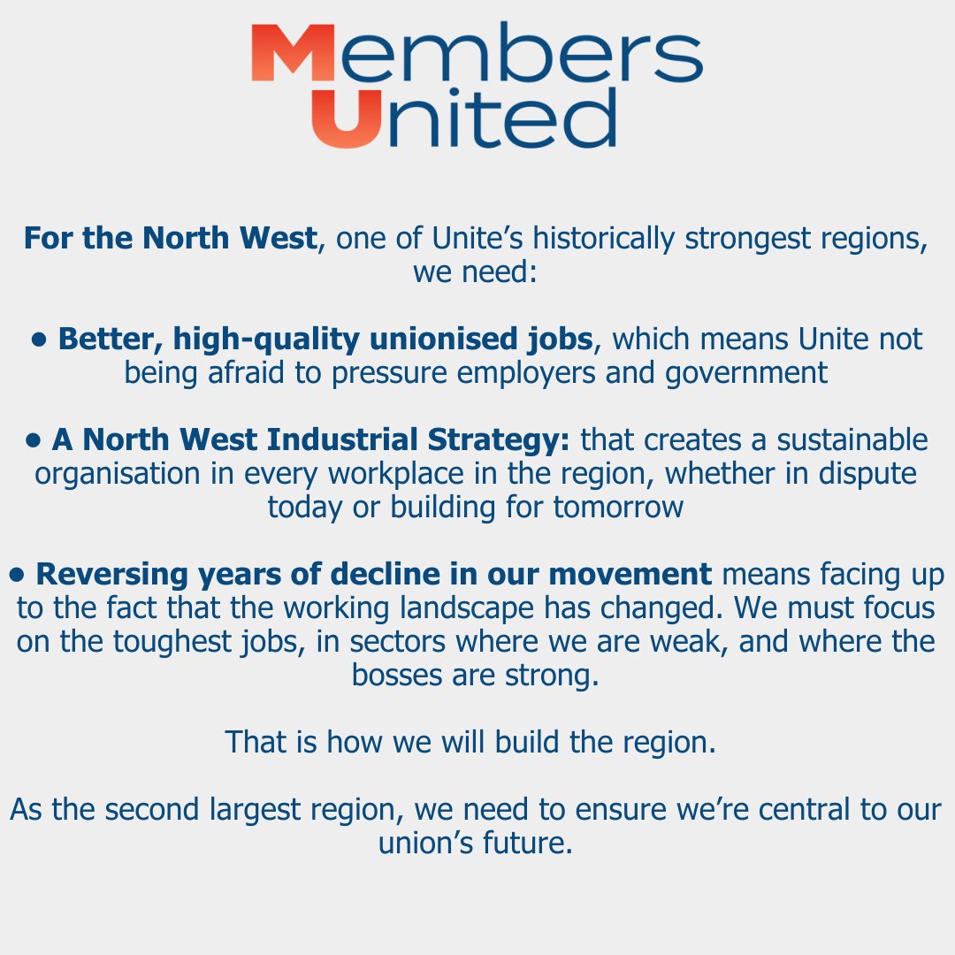 Sarah and Chris for Unite NW tweet media