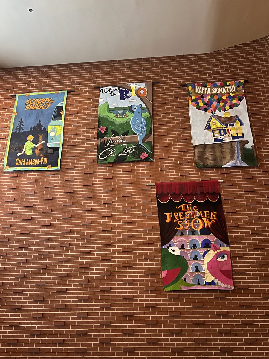 It's show week, and the Spring Sing banners are up! We hope to see you at one of the shows this weekend. You can purchase tickets at oc.edu/springsing.