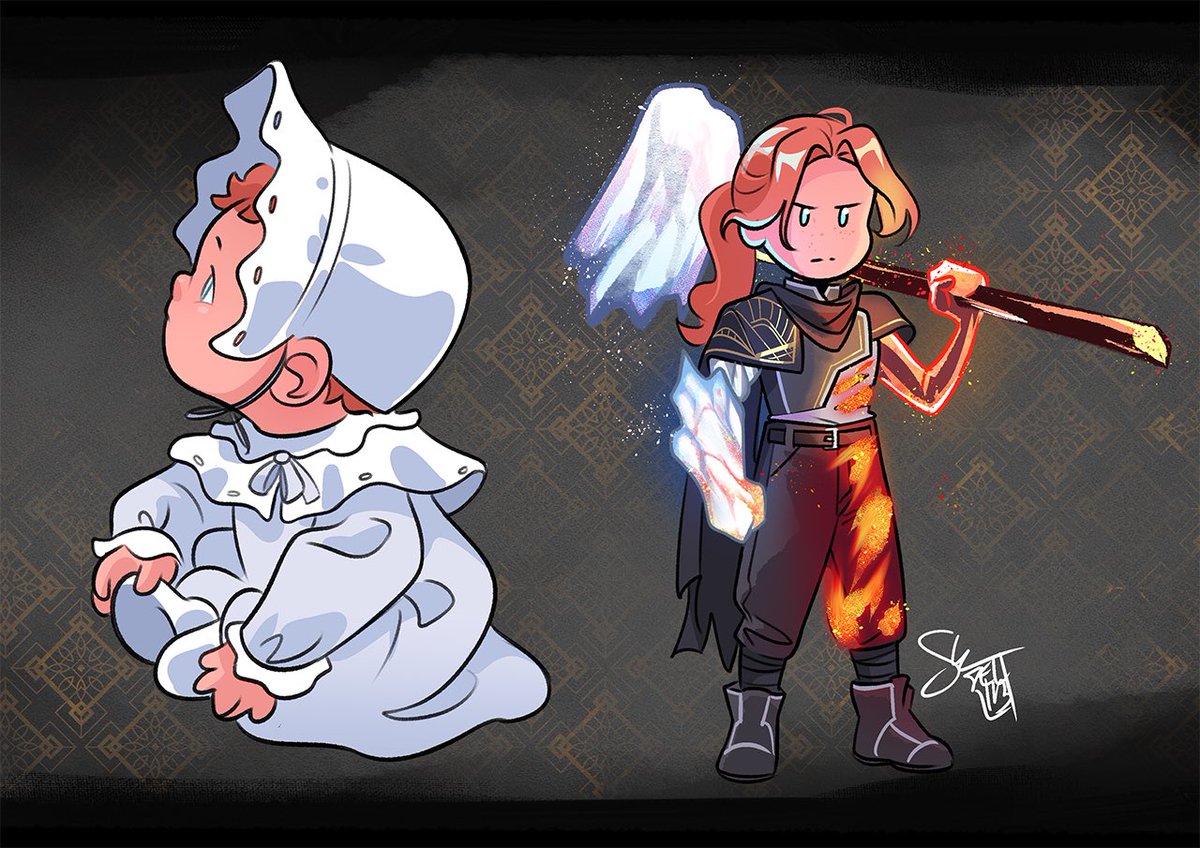 comickergirl's tweet photo. Happy #E33DAY! :D Brainstormin’ for the new art prompts for next week, but in the meantime, some recent-ish drawings I haven’t posted over here yet XD (these are based on suggestions folks sent in to my blog!) https://t.co/lUt752EiAC