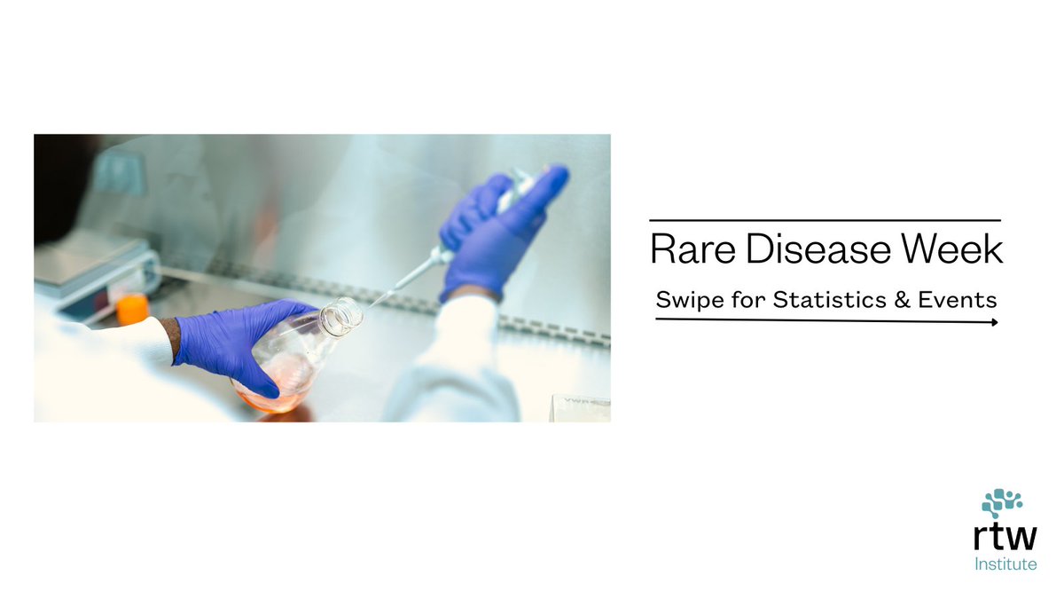 RTWInstitute's tweet photo. As Rare Disease Week comes to a close, RTW Institute is sharing important statistics on rare diseases and updates on orphan drug approvals and details about the recent FDA Virtual Event for Rare Disease Day.
#RareDiseaseWeek #RTWInstitute #RareDiseases #RareDiseaseMonth https://t.co/3YMvjrCoQB