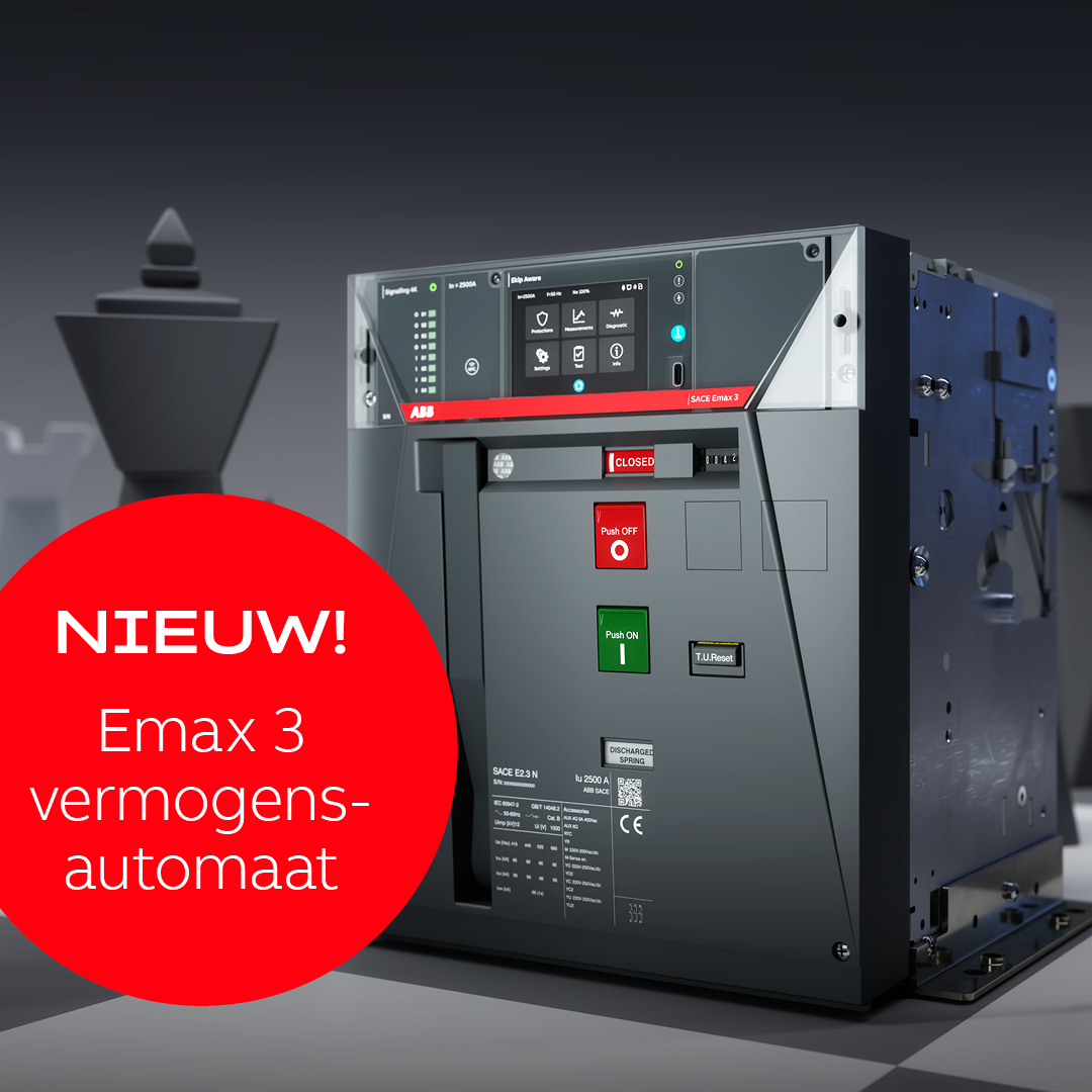 Waarom op vaste tijden onderhoud van grote installaties plannen als het slimmer kan? Kies voor de #ABB Emax 3 met tal van functionaliteiten voor voorspellend onderhoud. Beperk zo het risico op stroomuitval in #kritiekeomgevingen tot een minimum. new.abb.com/low-voltage/pr…