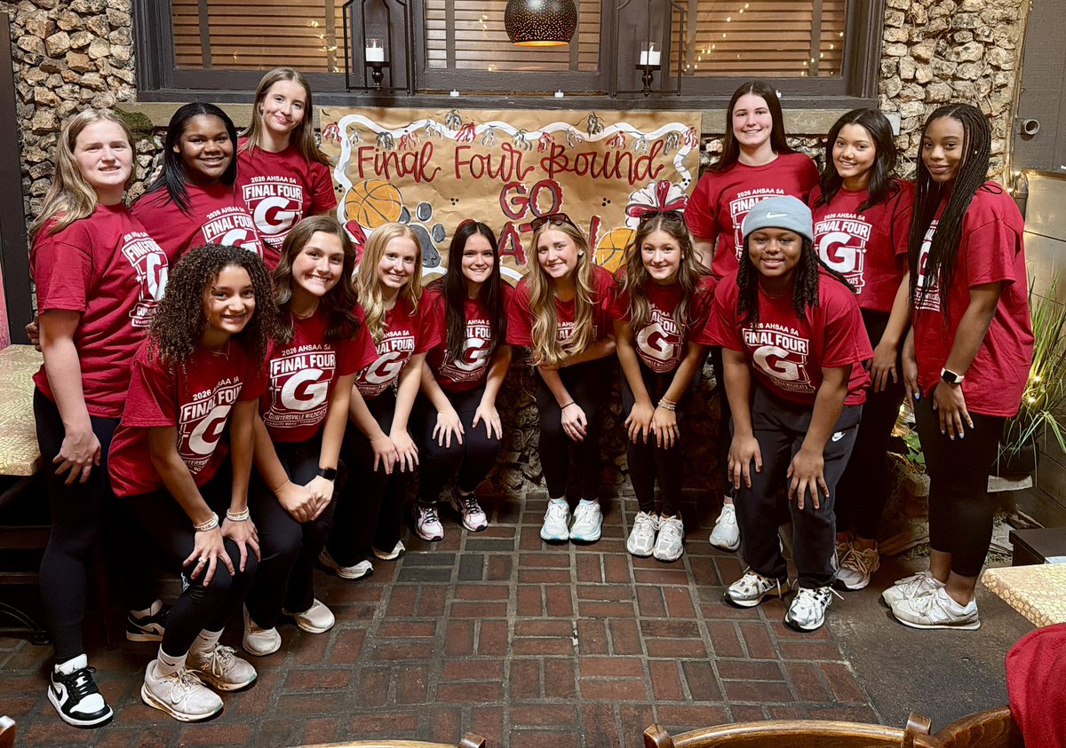 ghsladycathoops's tweet photo. Thank you to the Rock House Eatery for feeding the girls today before we head to Birmingham! https://t.co/vNoMzTeNjs