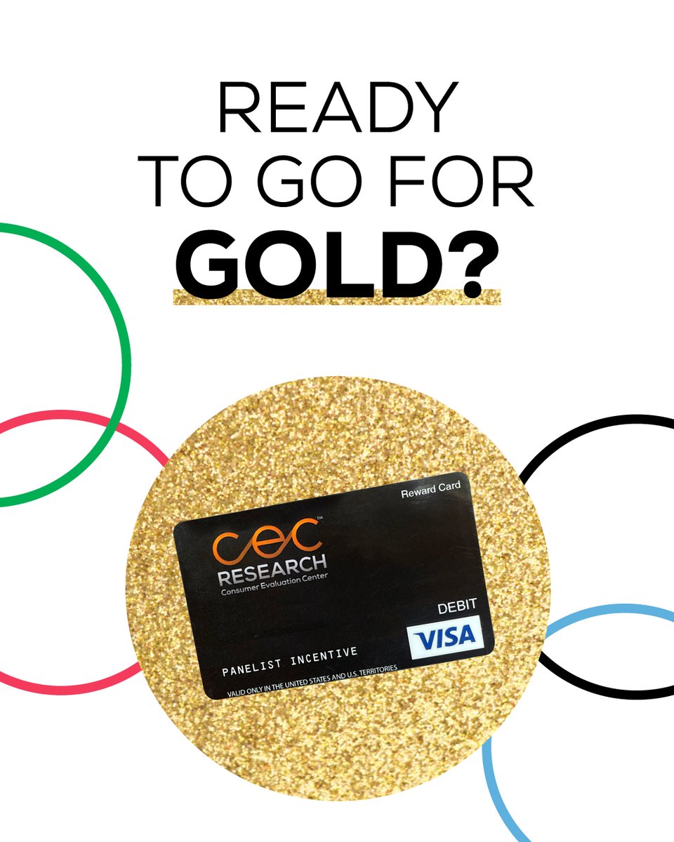 CECResearchNJ's tweet photo. The Olympics may be over but at CEC Research, every opinion is a winning performance. We’re looking for  panelists and their opinions to help shape the products and experiences of tomorrow.  No training
required — just your feedback and some time! https://t.co/Q8fGUb6R7a https://t.co/EssOm2jvkC