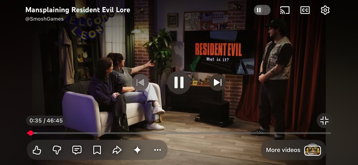 other people: i love my gf
me: watching 45 minute re lore videos at work to learn her favorite franchise