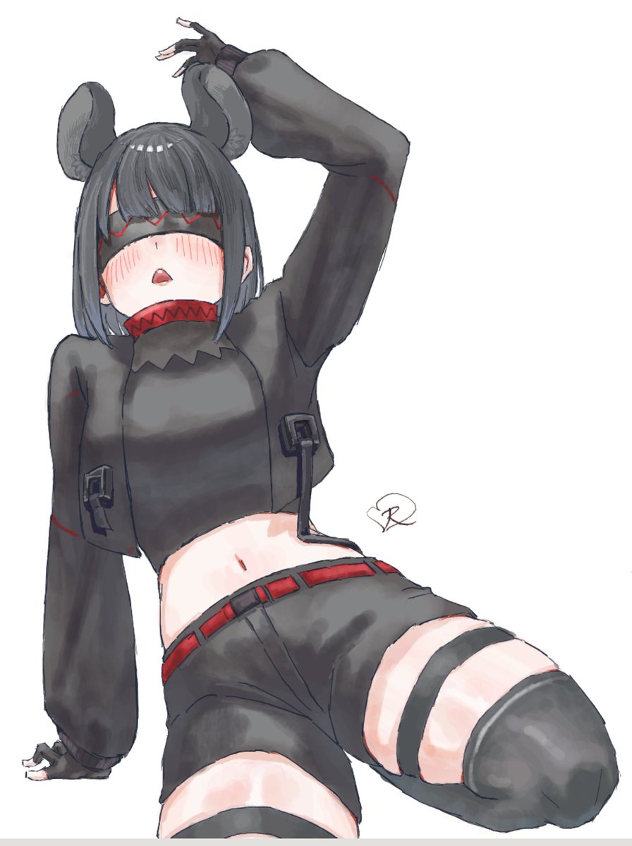 何というか…その……かなり癖なんですよね
ありがとうございます
#絵チャ　#黒子さんは可愛い