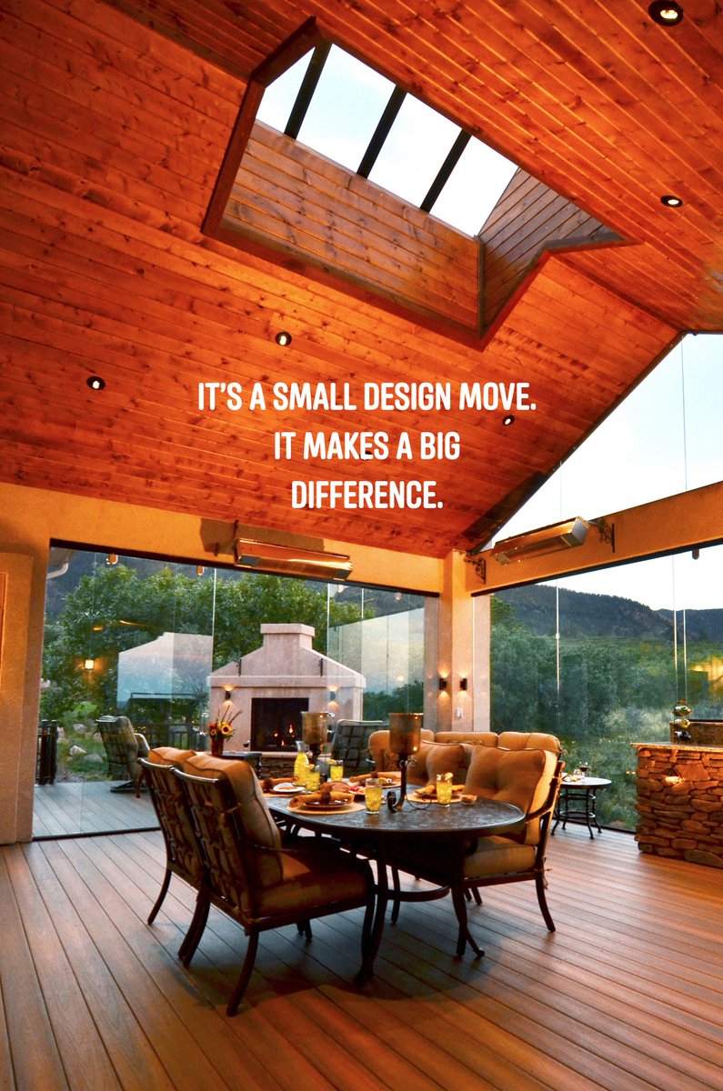 Not every patio needs skylights.

But when the layout calls for it? Game changer.
It’s one of those upgrades people don’t think about
until they experience it. Would you add them to your space?
#OutdoorLiving #PatioDesign #Skylights #BackyardUpgrade #ModernHome #HomeImprovement