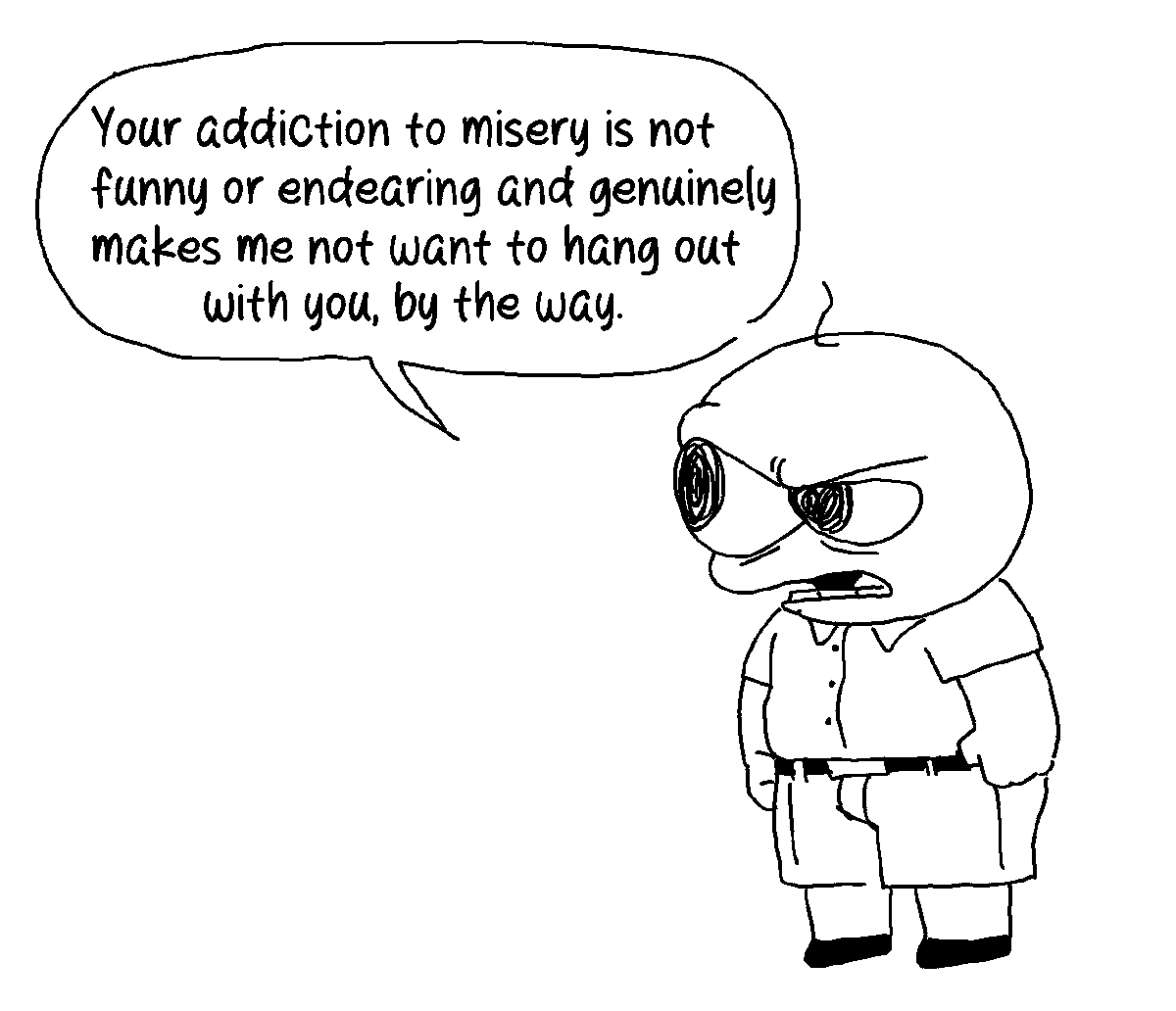 I didn't know who to put next to him