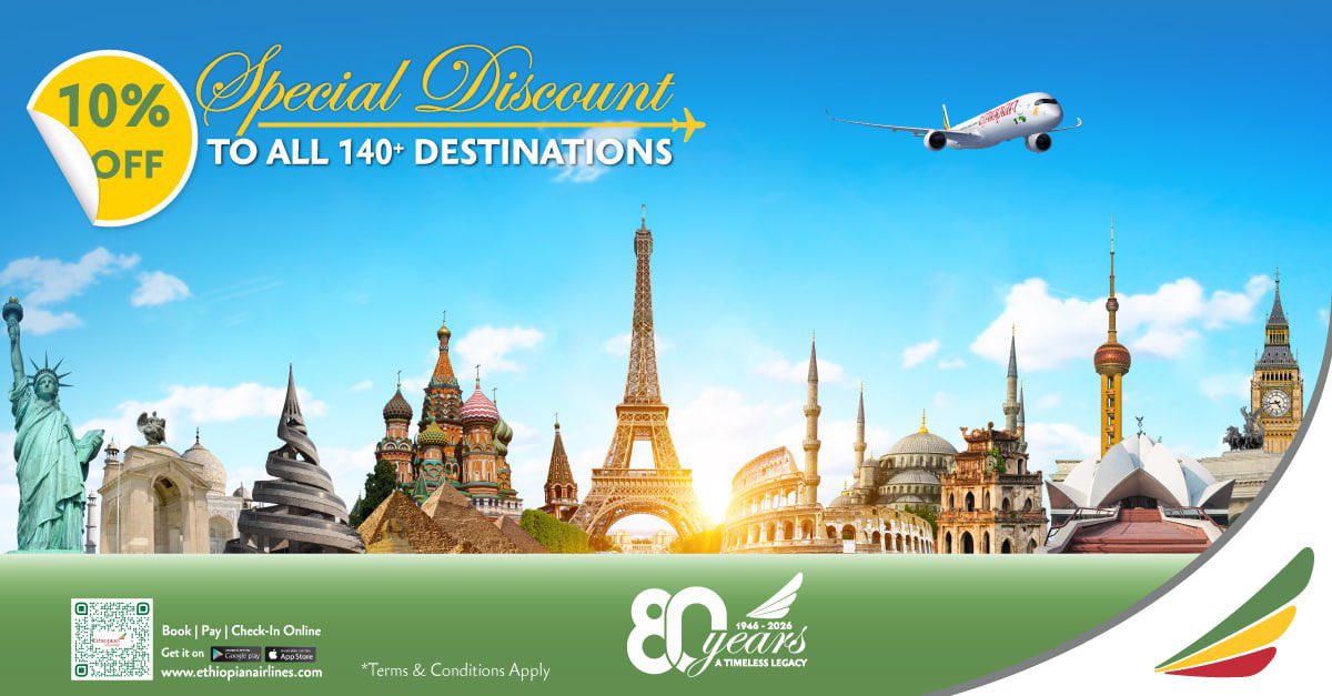 flyethiopian's tweet photo. Travel to any of our global destinations with an exclusive 10% off your Spring Escape and create unforgettable memories for yourself or your loved ones.
Book your adventure today!
#FlyEthiopian #SpringEscape
https://t.co/1BFDTuyfvo https://t.co/FikIPzdBEk