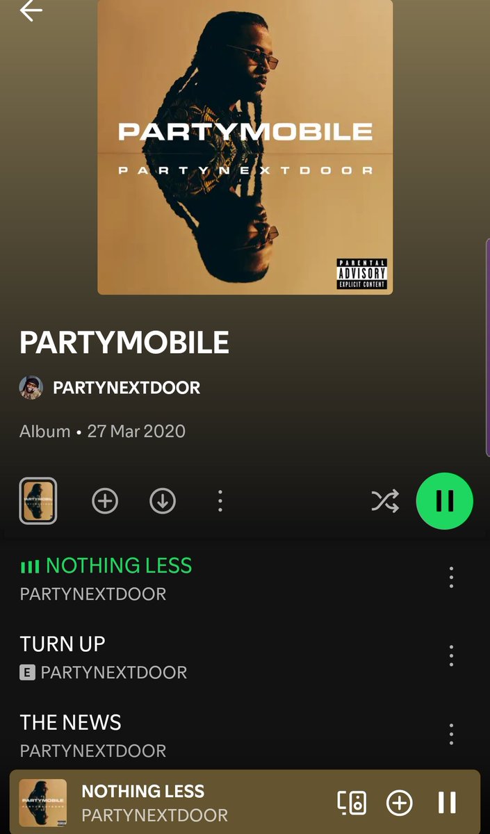 Trying to listen to PND and make out