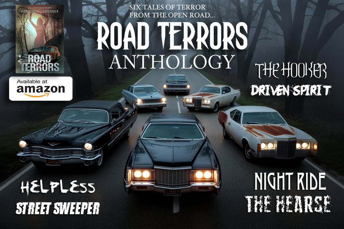 killerbeament's tweet photo. Six stories. Six roads. Zero survivors of sanity. The Road Terrors anthology takes you on a detour into pure darkness — demonic hitchhikers, a rideshare app from hell, and worse. 🩸 https://t.co/O9aGkbhrAd #horror #ebooks https://t.co/anHxOZAXsD