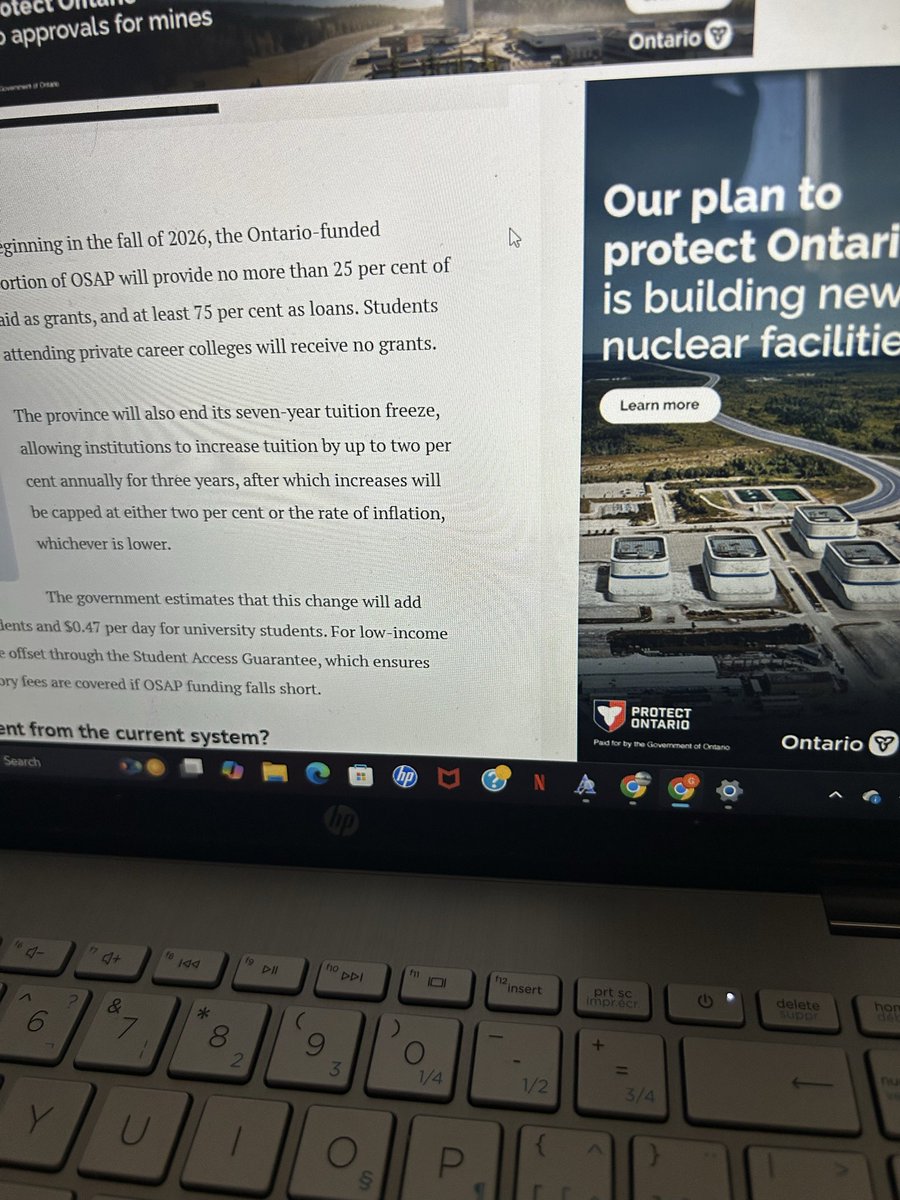 gilvGC's tweet photo. When you are doing research on OSAP and Doug Ford ads spam the screen 💀
But seriously @fordnation who is going to work in these new ☢️plants and mines if students can’t afford to get the necessary degrees
Sign the petition⬇️
https://t.co/ZMQriWQWuJ
#OSAP #FixOSAPASAP https://t.co/8juFyRq7Lx