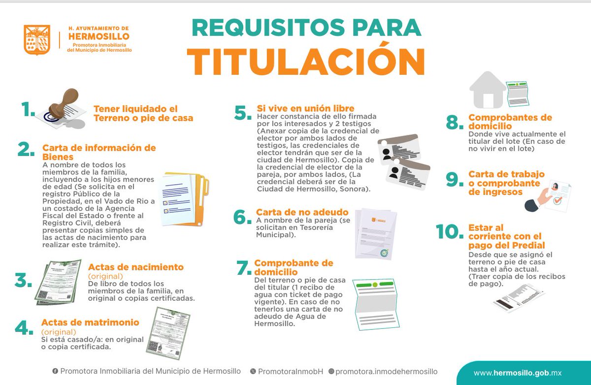 PromotoraInmobH's tweet photo. A ti que ya terminaste de pagar tu terreno, te invitamos a tramitar tu título de propiedad. Acude a las oficinas en Yañez 149 entre Colosio y Dr. Noriega, Colonia Centro. ¡Te Esperamos!
@HermosilloGob 
#TrabajoQueSeNota https://t.co/YfDCbFNOFZ