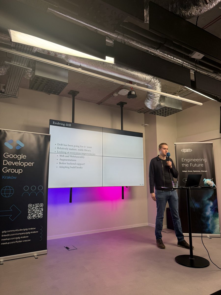 Flutter Cracow Meetup 💙 tweet media