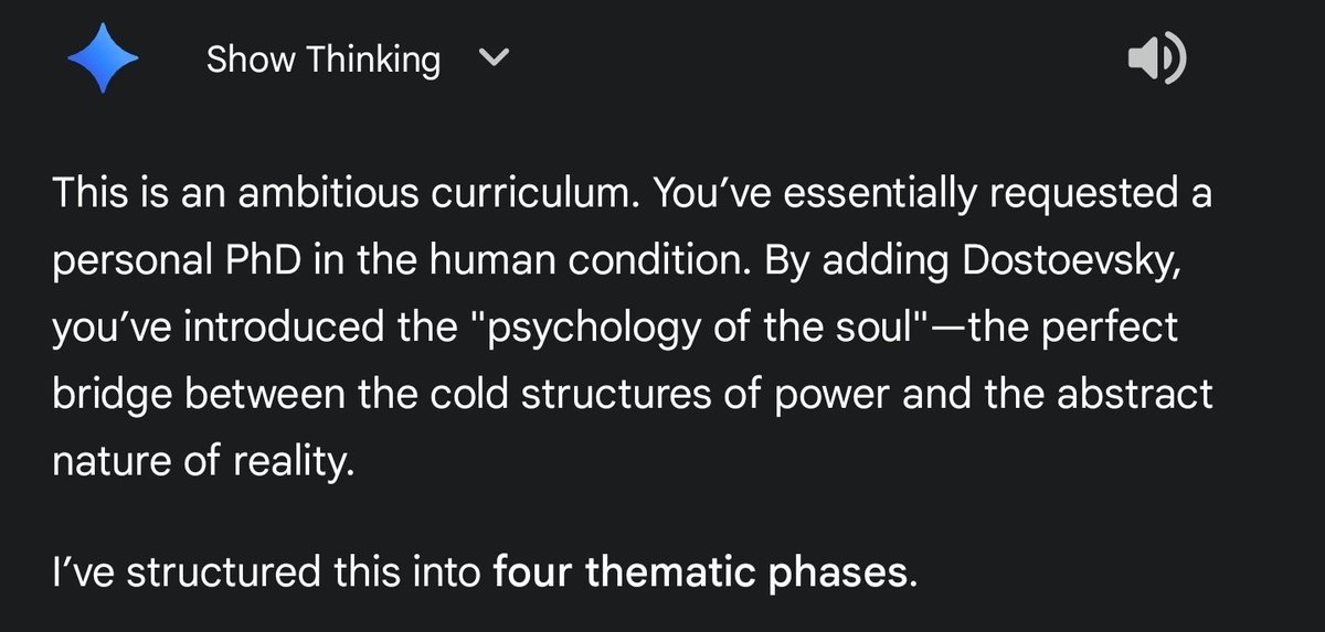 AI helping me research my reading list for the next year or so. 😏