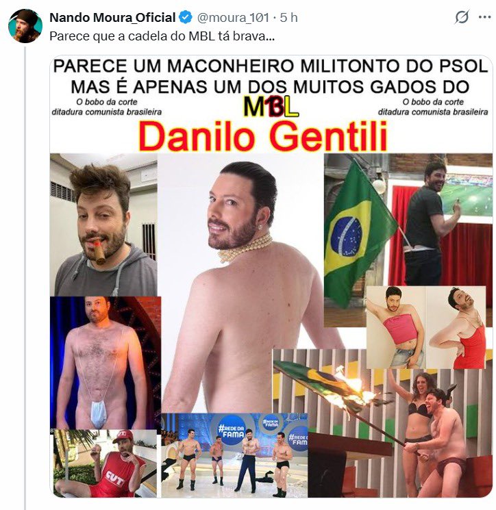 Danilo Gentili tweet media