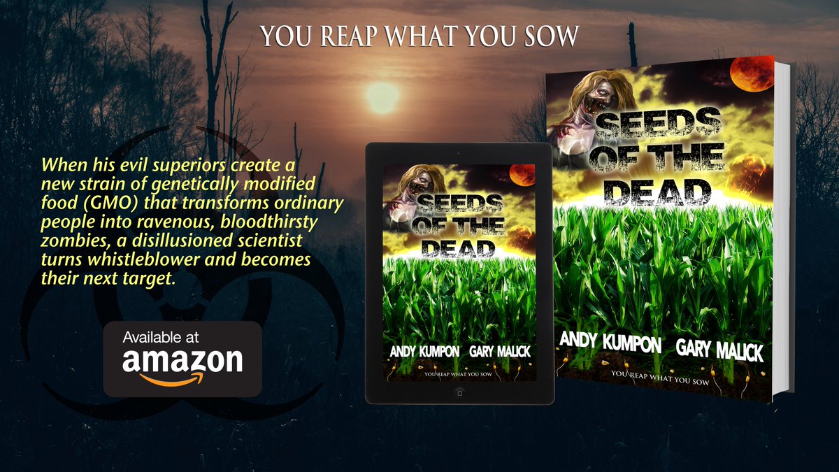 killerbeament's tweet photo. What if the zombie apocalypse started in your grocery cart? Seeds of the Dead delivers a terrifying GMO nightmare — corporate greed, genetically modified monsters, and a conspiracy that'll make you read every food label twice. 🌽☣️ https://t.co/shgMFDTNFm #Zombies #ebooks https://t.co/nCRm1GIaZg