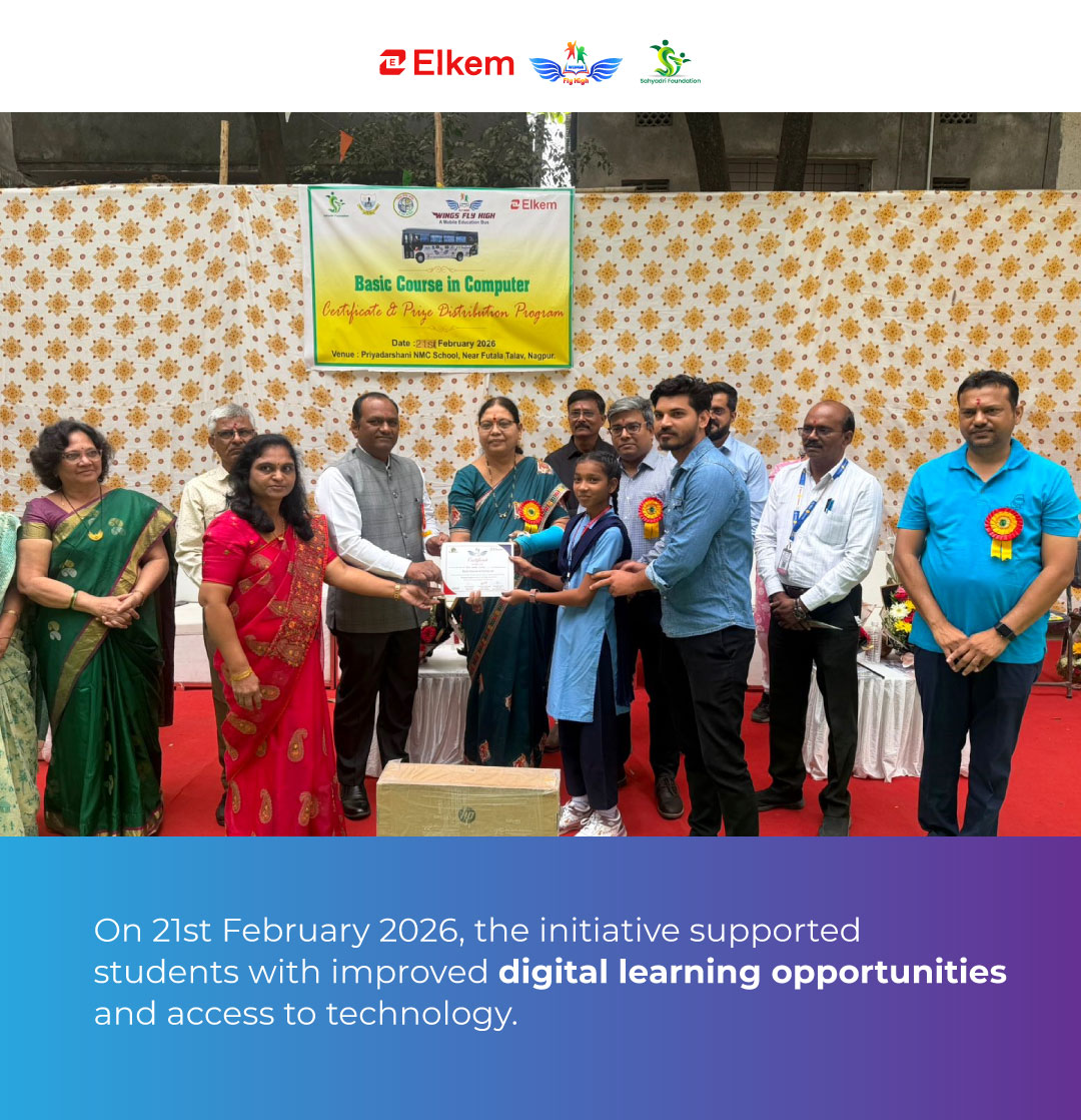 SahyadriCsrind's tweet photo. On 21st February 2026, under the Wings Fly High initiative, we proudly distributed 6 Desktop Computers to students from 4 NMC and 2 ZP schools, empowering them with better access to digital learning. 💻✨
#WingsFlyHigh #DigitalEducation #EducationForAll #ComputerDonation https://t.co/xjAzc4AVxx