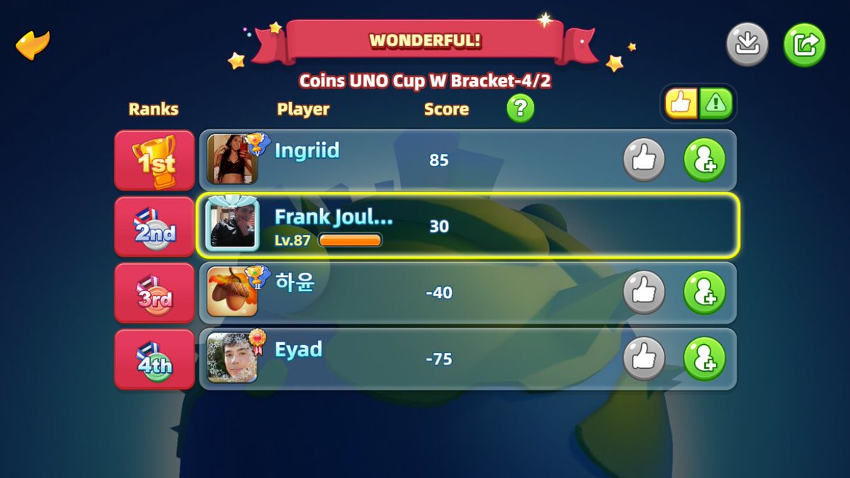 1998Joule's tweet photo. Ganador #UNOCAMPEONES 3836 "Frank Joule" 😎🍻♦️🏆🥇 https://t.co/lmuCVfSqIv