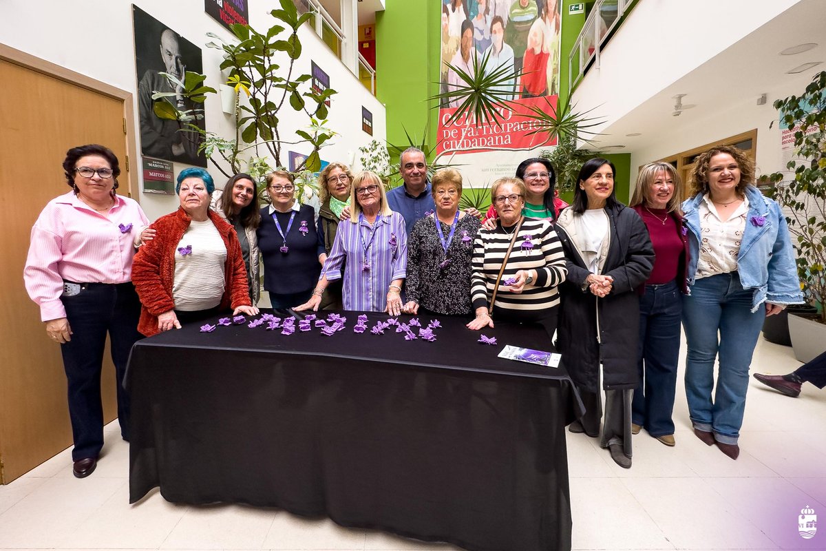 Ayto_SFH's tweet photo. 🟣🟣 Inauguradas las jornadas por el #8M en #SanFernandoDeHenares que, este año, llevan por lema 'Los derechos de las mujeres. Hacia un futuro femimista'. https://t.co/Wf87Nzm0n7