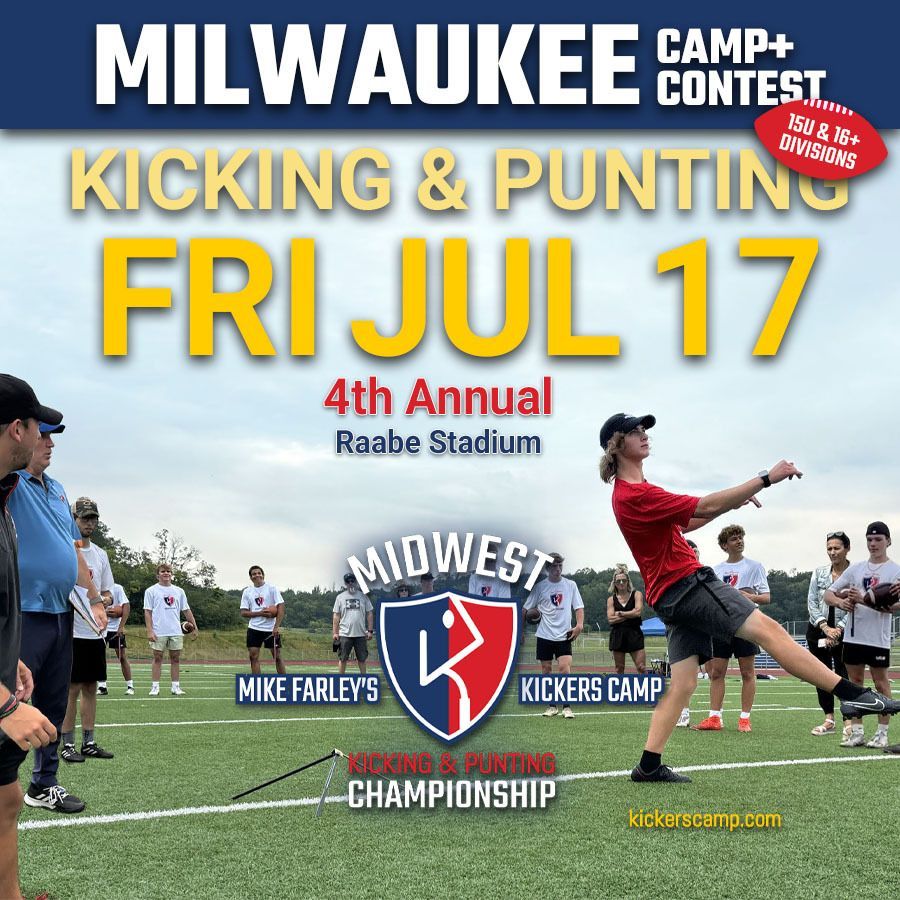 Mike Farley's Kickers Camp tweet media
