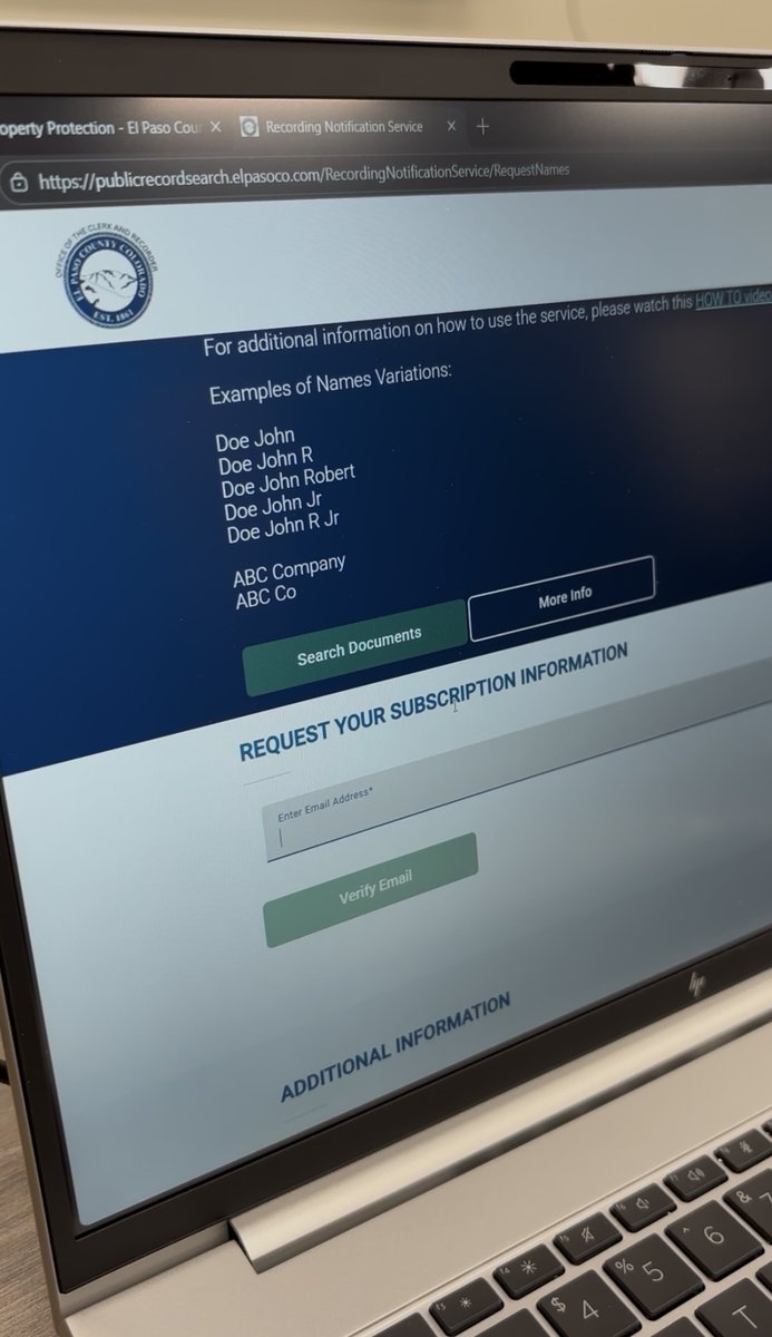 ClerkEPC's tweet image. Our Recording Department received a $352k grant from the state for our Property Protection Program and to digitize records from 1979 📜

If you haven't registered yet, you can do it for free: clerkandrecorder.elpasoco.com/recording/prop… 🏡🔒

#PropertyProtection #Archives #GrantFunds #ElPasoCounty