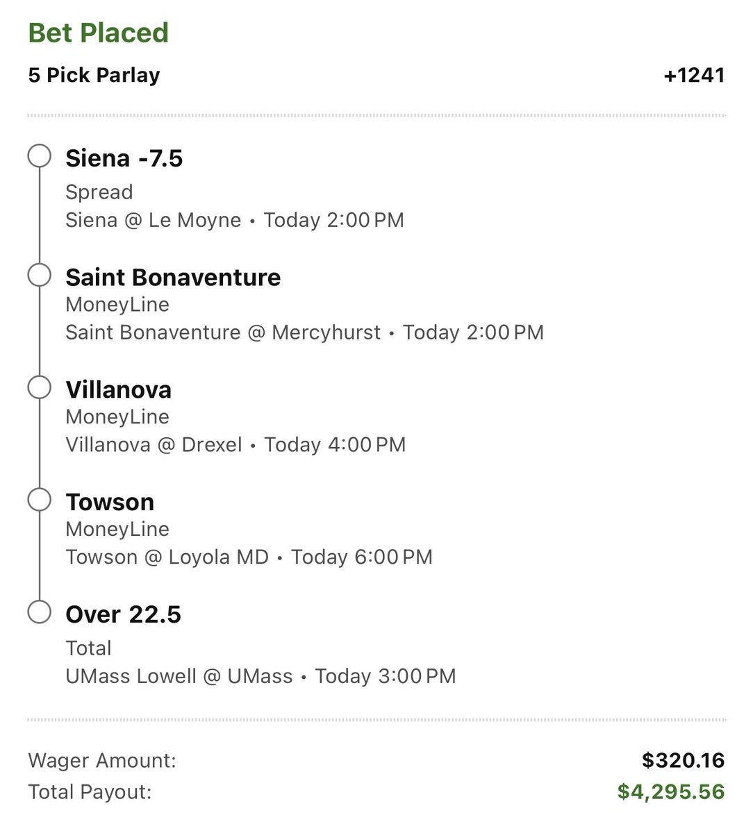 Lacrosse bets tweet media