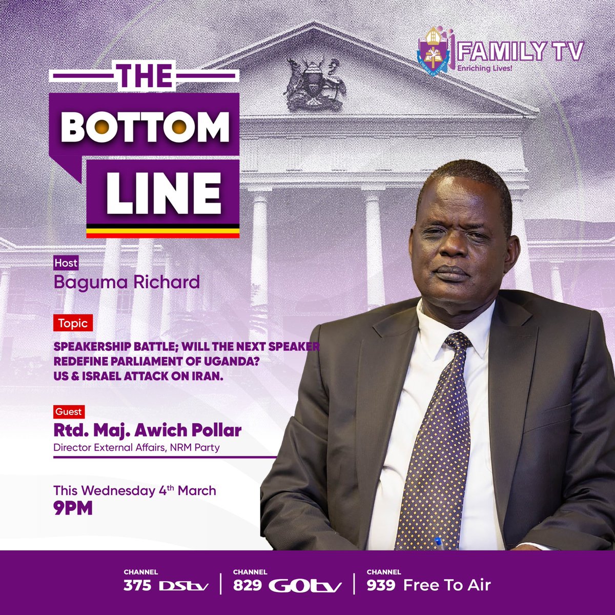 coufamilytv's tweet image. Stay tuned tomorrow as we host our guess Joseph Ochieno - Political Analyst.
hosted by; @BagumaRT #bottomline #talkshow

The battle for the position of Speaker of Parliament is often one of the most intense and politically charged contests within a legislative body, reflecting