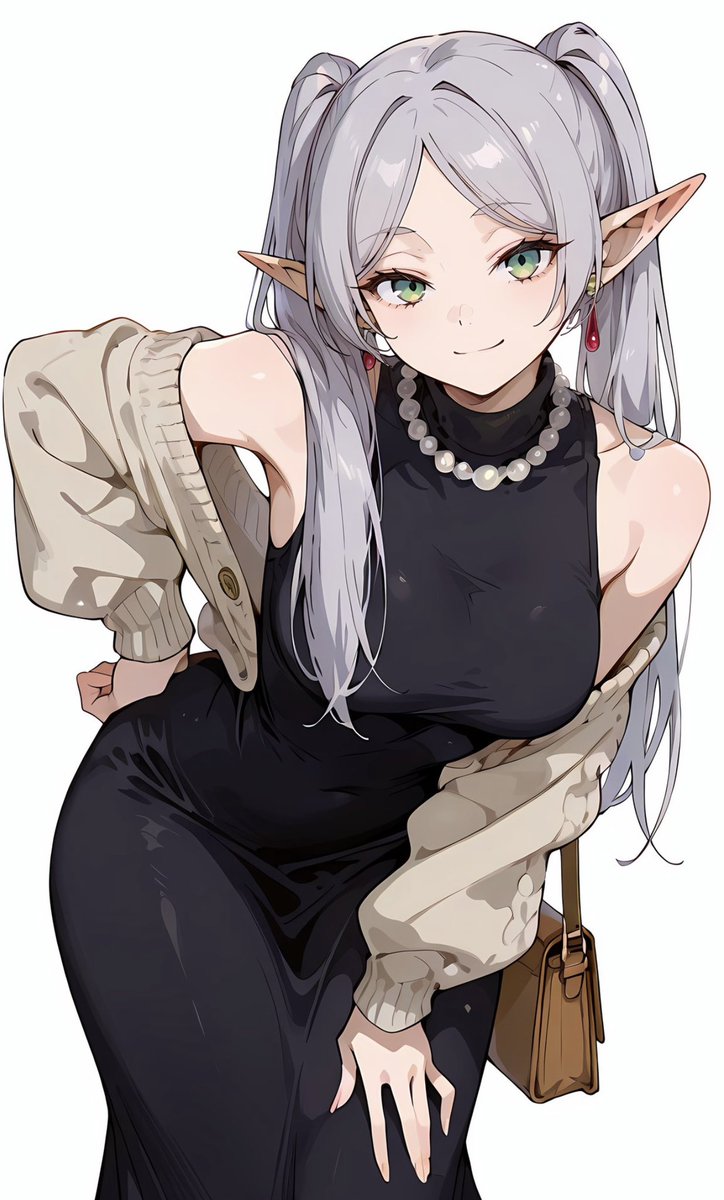 DailyWaifuDrop's tweet photo. Daily Waifu Drop 3 💚✨  
Frieren serving eternal elf elegance... those green eyes and ears are everything 😍  
Rate her 1–10 in the comments + follow @DailyWaifuDrop for more anime Waifus daily!  
#Frieren #Waifu #Anime https://t.co/tIhOeQmvSw