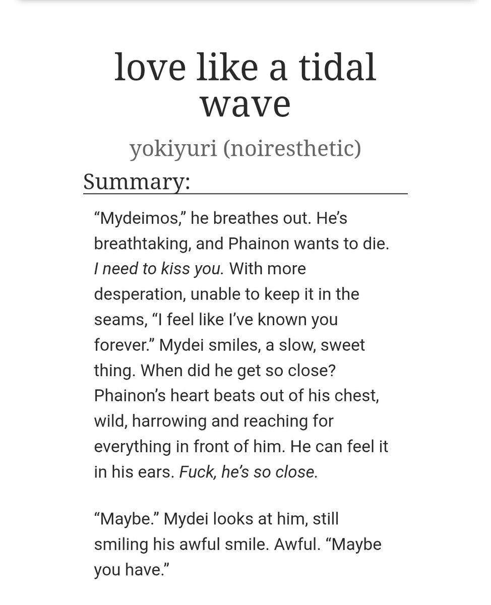 noiresthetic's tweet photo. new phaidei fic!! got inspired by all the mermaid mydei art going around https://t.co/RHOWl5LKKF