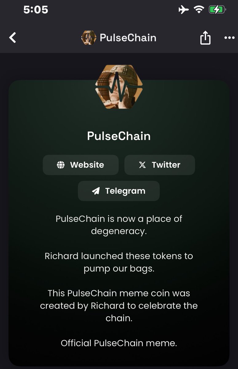 s_aid76752's tweet photo. Gm😎🌅

“Note the time”
#Pulsechain #Rhmemes #Crypto https://t.co/k6gk5jXHTC