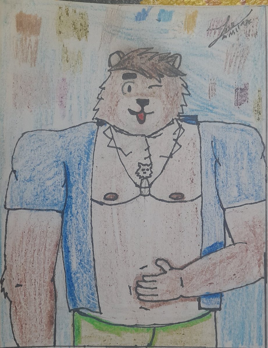 Un osito waton :3 (dibujar con crayones es un poco dificil pipipi)

Dibujo para <a href="/Roger_1450/">RogerOsito</a> 

#fanart #dibujo #drawingart #furryart #furry