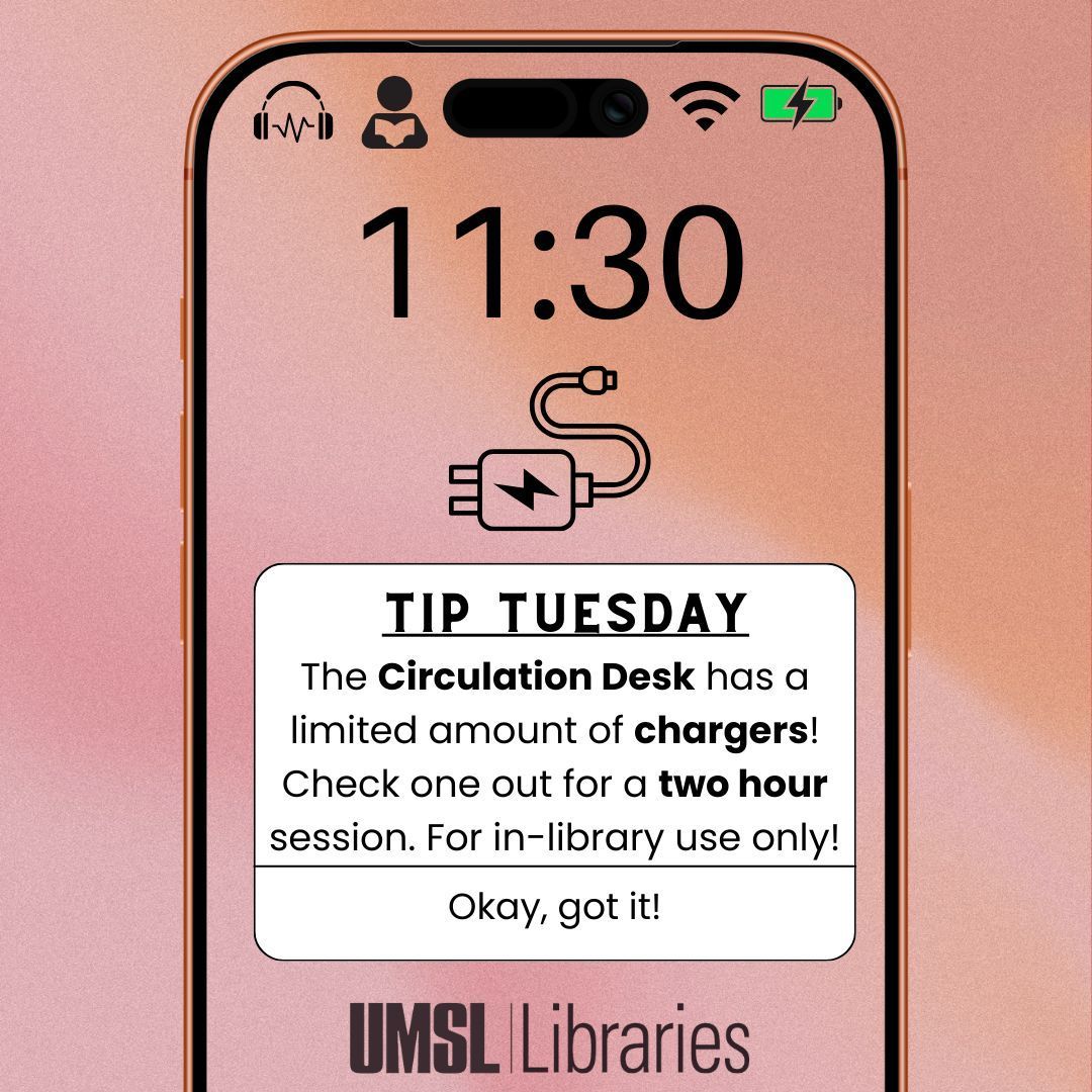 UMSL Libraries tweet media