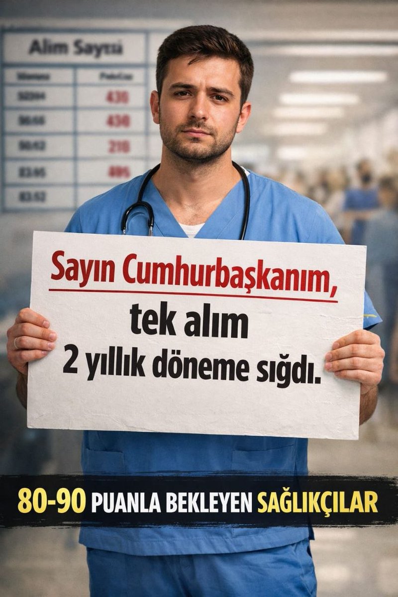 atanacaksglkci's tweet photo. @RTErdogan Sayın Cumhurbaşkanım, KPSS ile sağlık alanında görev alma hayali kuran bizler hâlâ atanamadık. Emeklerimizin karşılığını görmek istiyoruz. Hak ettiğimiz alımı rica ediyoruz.  @RTErdogan @drmemisoglu @saglikbakanligi @tcbestepe #KPSS2024AtamaBekliyor https://t.co/Bpaa7bfBio