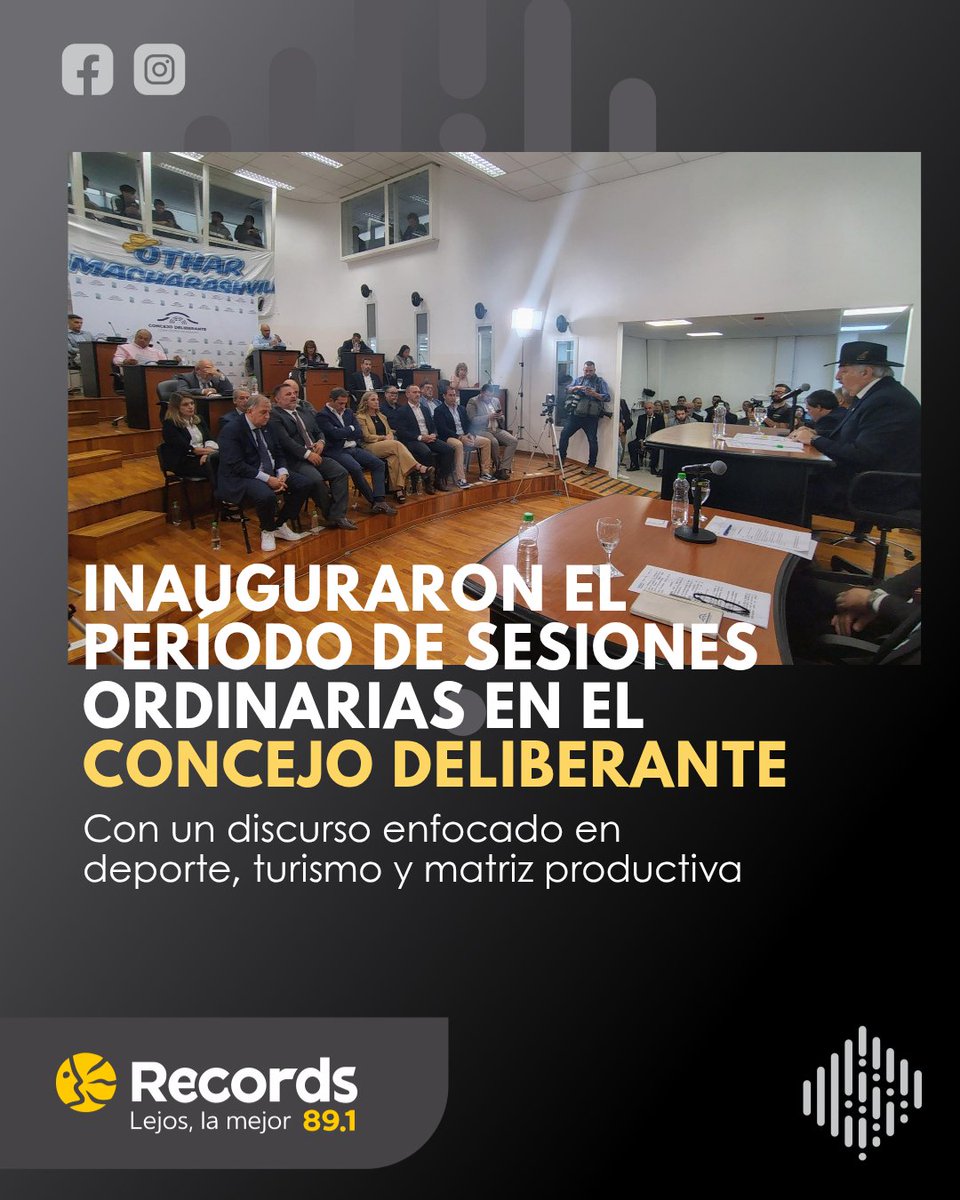 🗣️ INAUGURARON EL PERÍODO DE SESIONES ORDINARIAS EN EL CONCEJO DE #COMODORO

Con un discurso del intendente Othar Macharashvili enfocado en el deporte, turismo, matriz productiva y asistencia para los afectados del Cerro Hermitte, quedó inaugurado el período 2026. #chubut