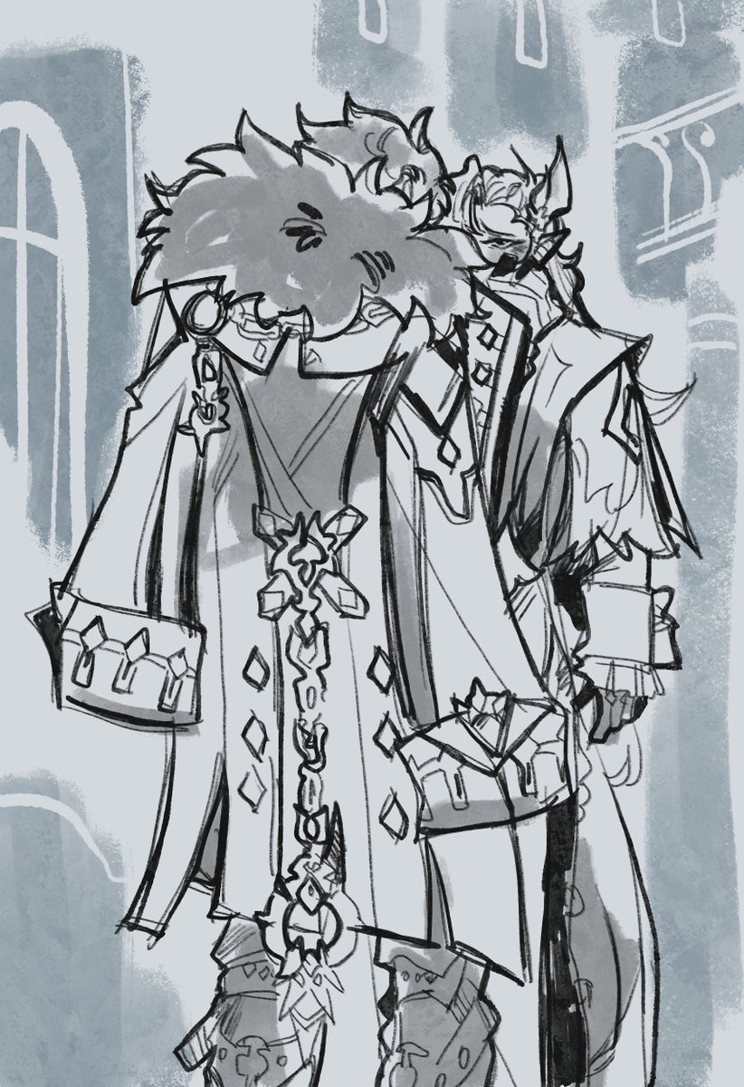 ybbshieru's tweet photo. quick coat study turned into yearning https://t.co/2eAj4U2HAu